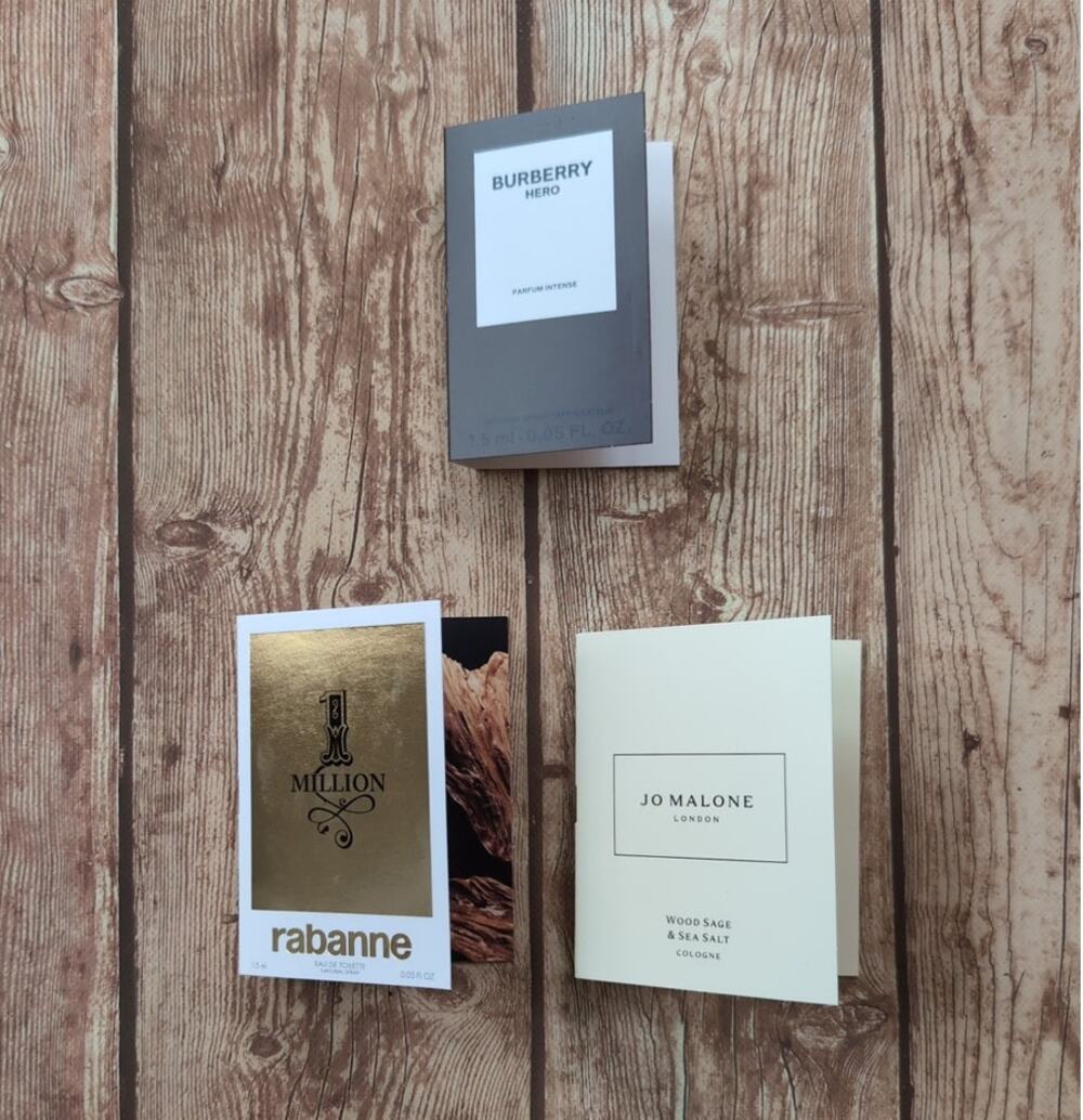 Men’s Luxury Cologne Samples Bundle - Fragrance - Burberry - Rabanne - Jo Malone